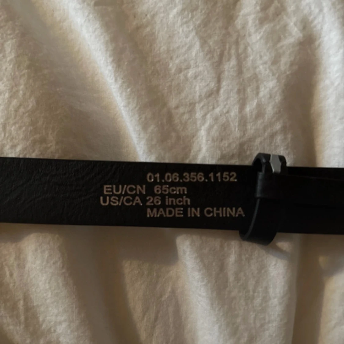 Svart bälte med dubbla ringar - 1