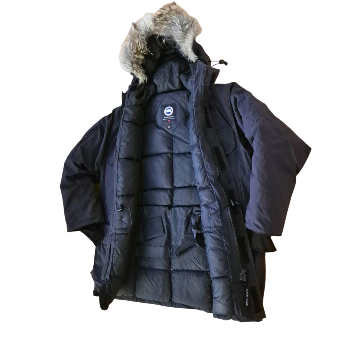 Mörkblå Canada Goose dunparkas - 1