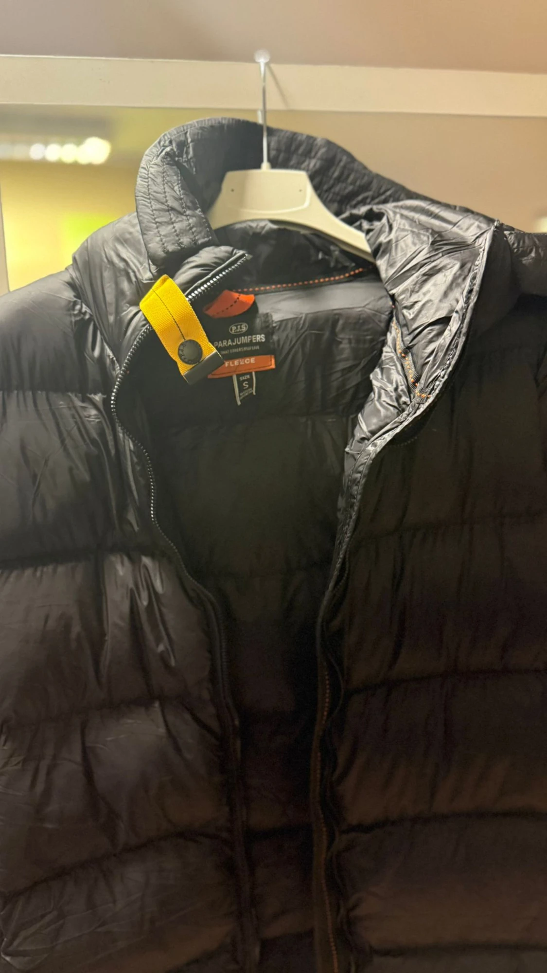 Svart lång dunjacka Parajumpers S - 2