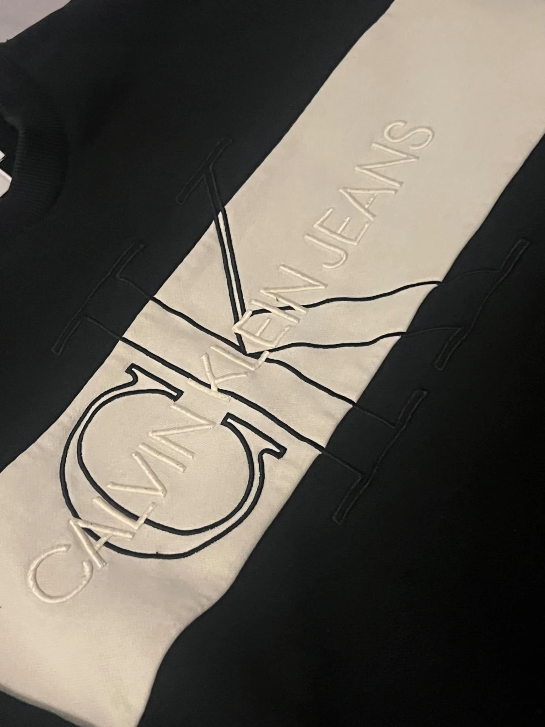 Calvin Klein set M – hoodie + joggers (svart/vit) - 2