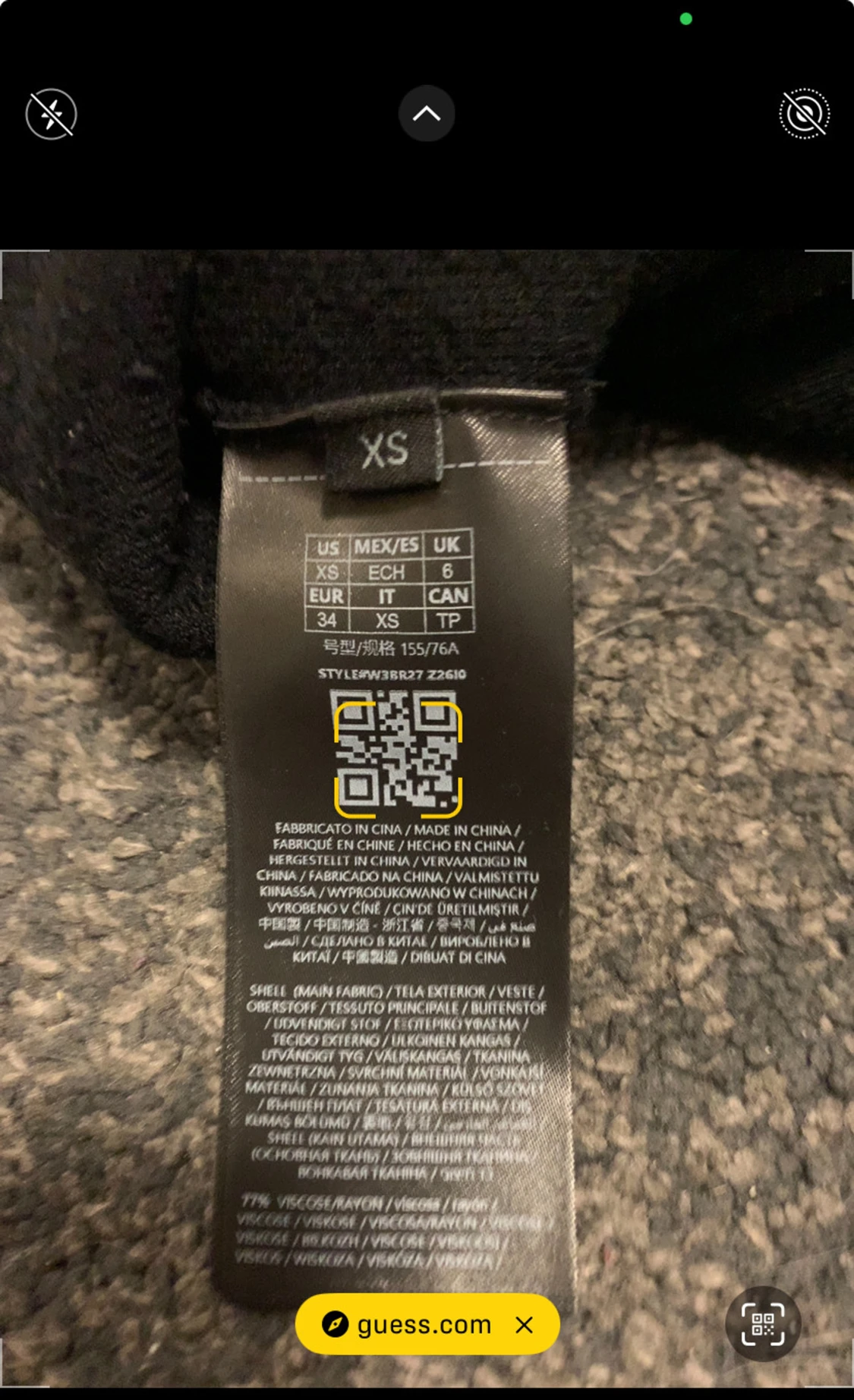 Svart stickad tröja från Guess  - 2