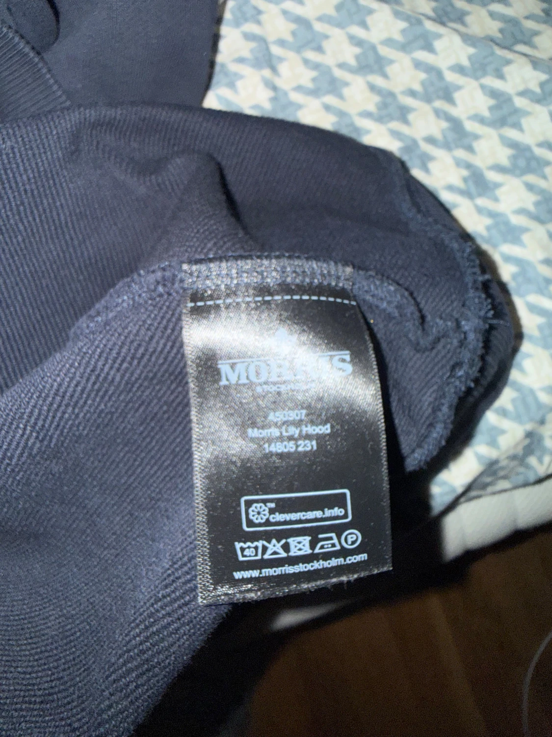 Mörkblå Morris Hoodie - 3