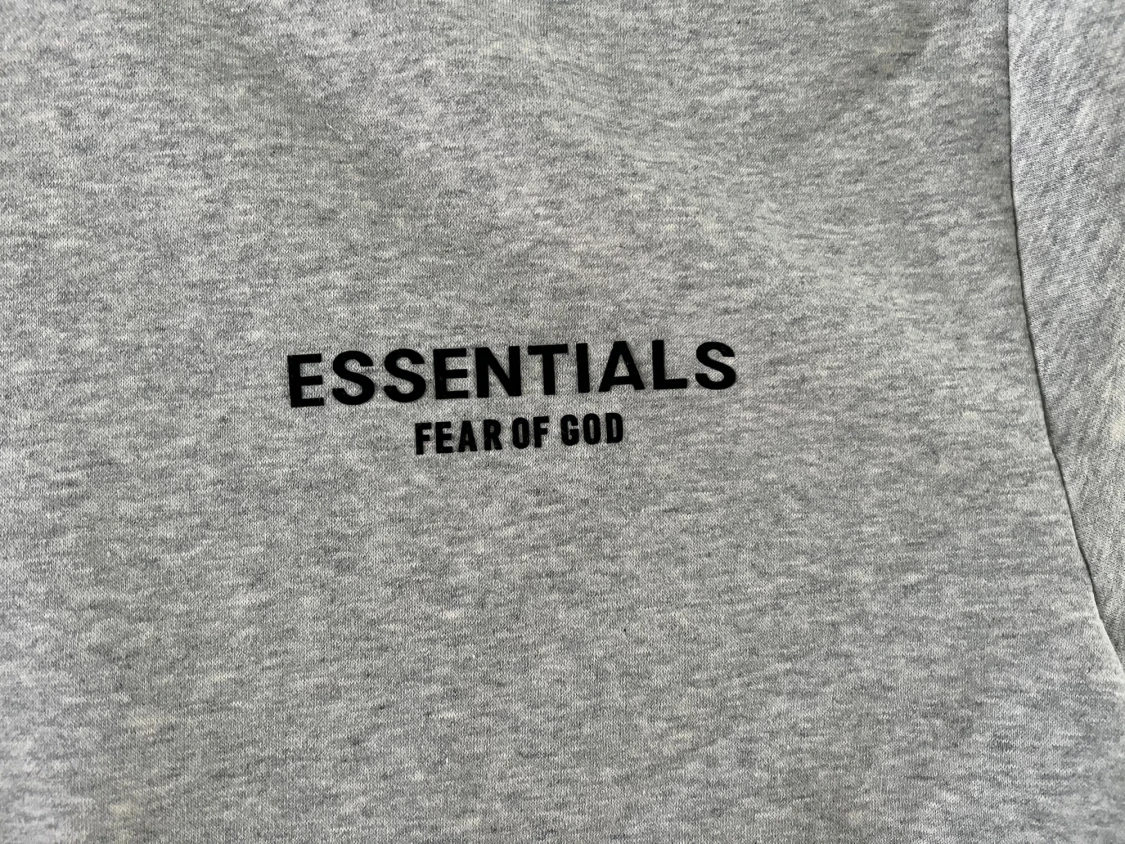 Grå Essentials Fear of God hoodie - 2