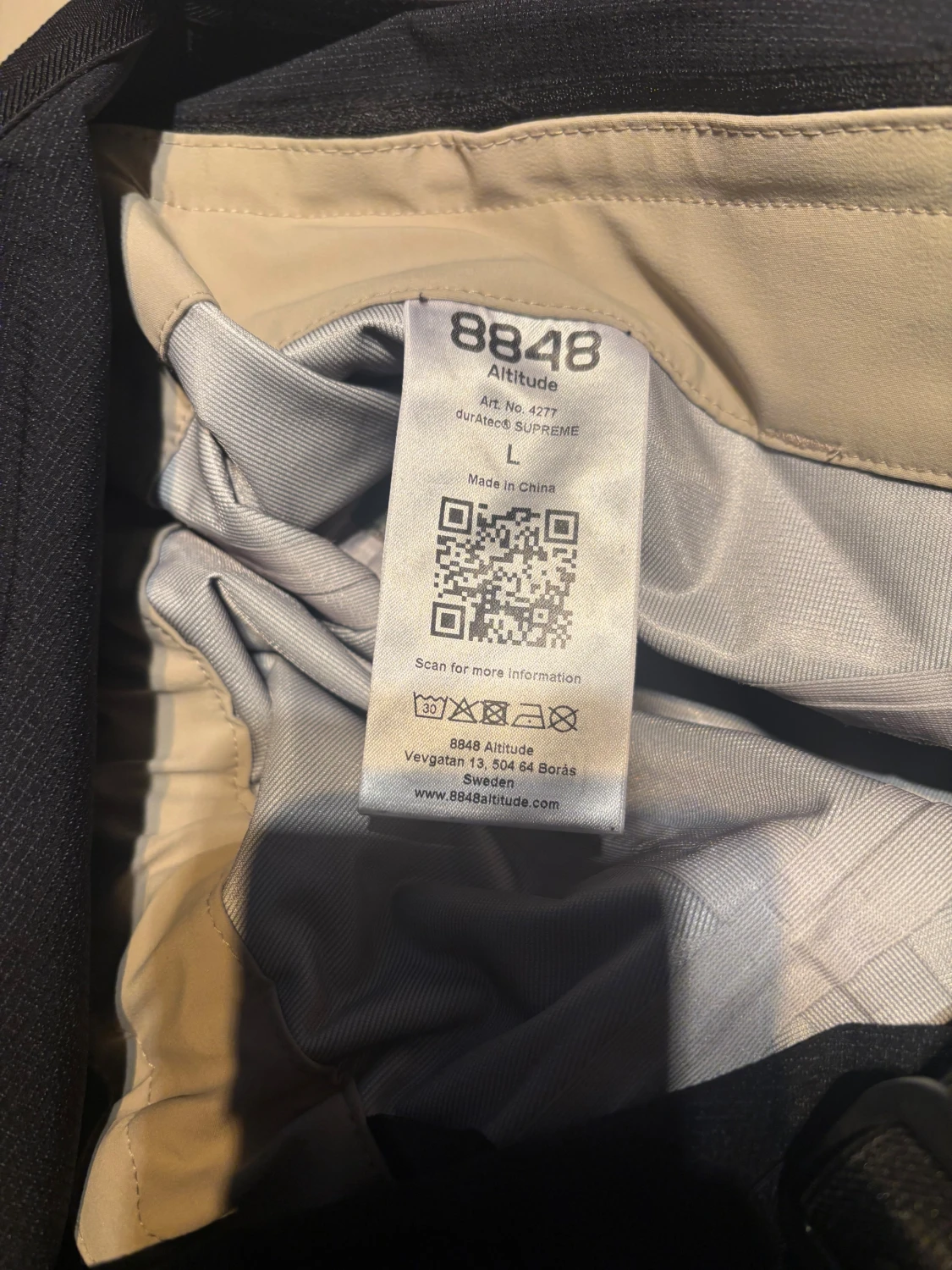 Skidbyxor 8848 Rappsy Shell Pants Beige - 1