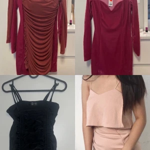 Minidress  - Paket med fyra snygga klänningar, i olika storlekar mellan xs-s mer info dm! 