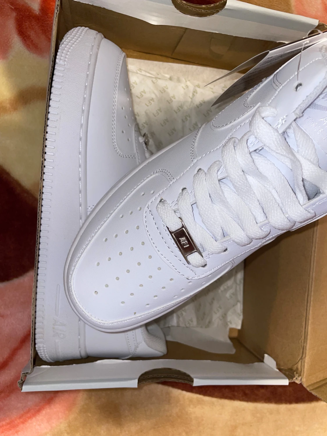 Nike Air Force 1 helvita sneakers - 3