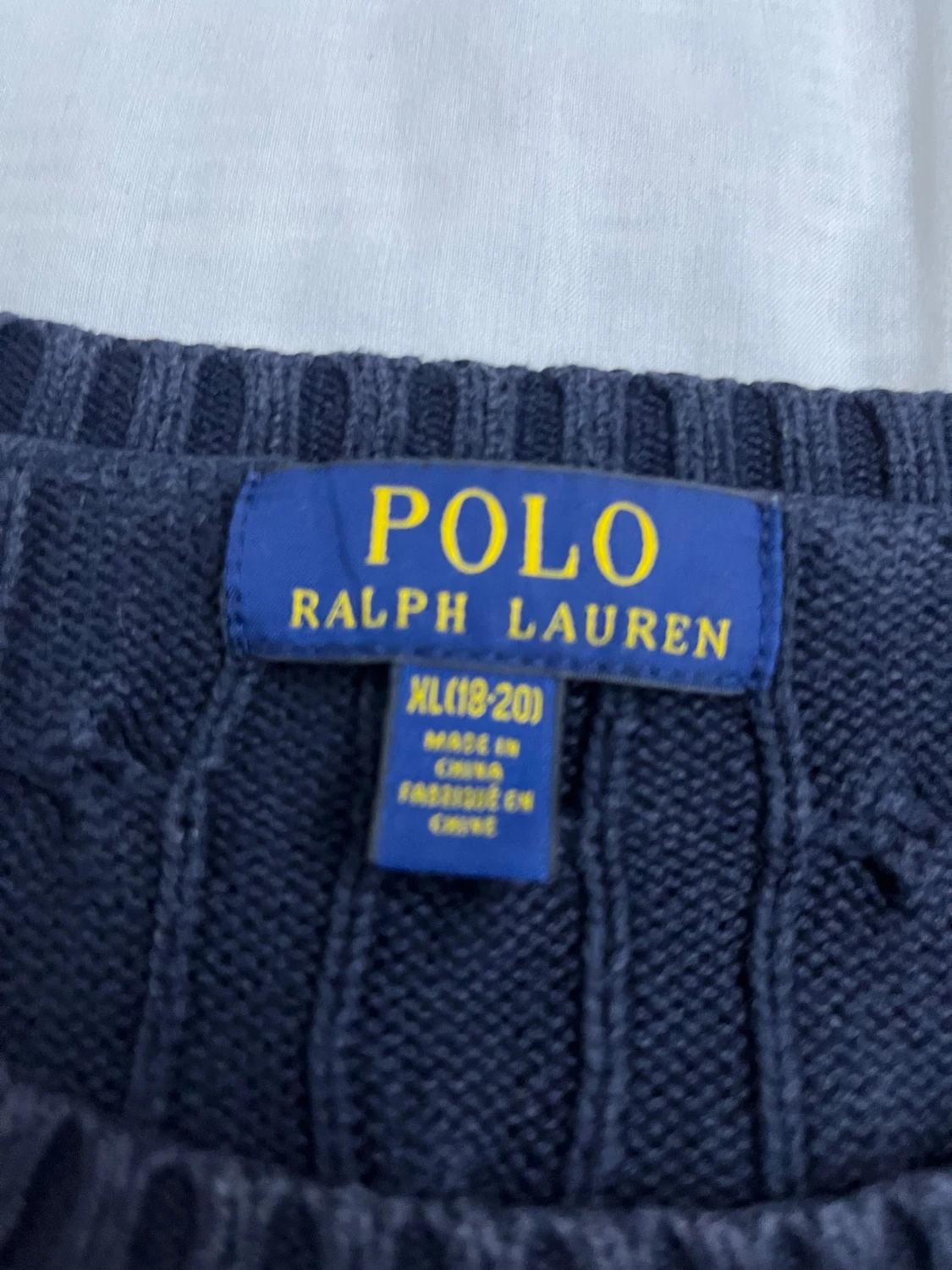Polo Ralph Lauren mörkblå stickad - 2