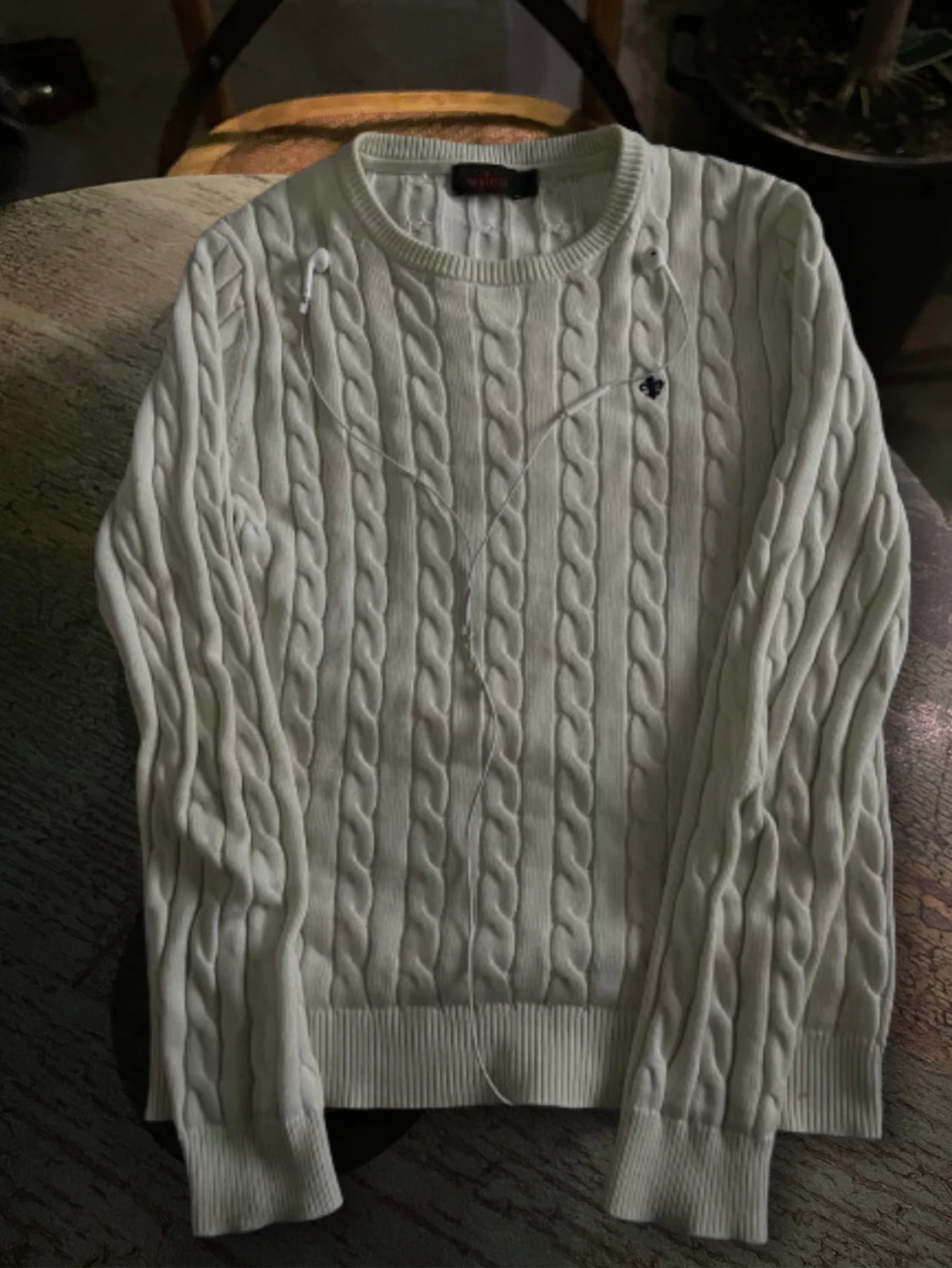 Stickad tröja från Morris