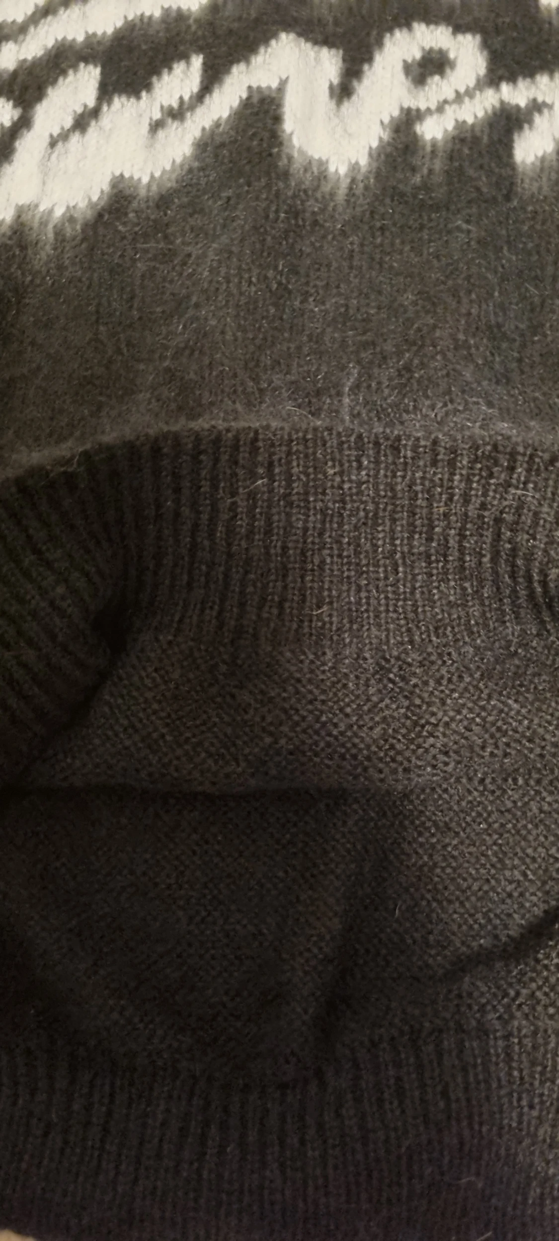 Svart Saint Laurent stickad tröja - 2