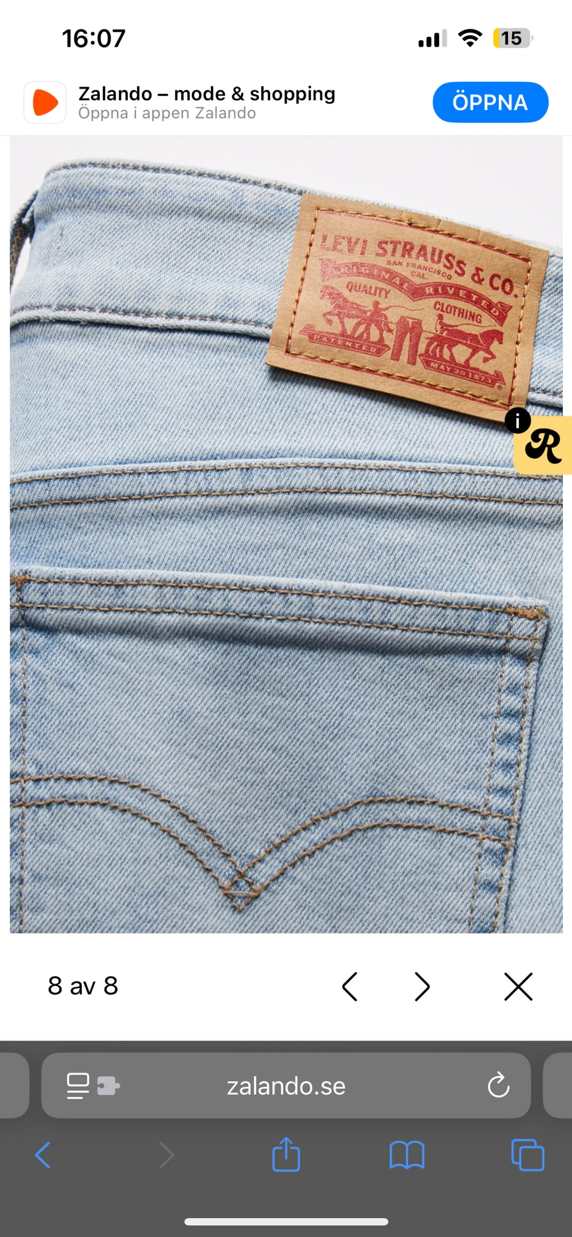 Levi's superlow flare jeans - 2