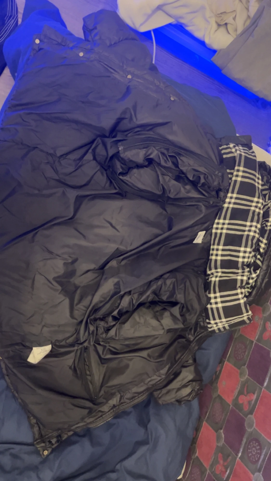 Svart pufferjacka från Burberry