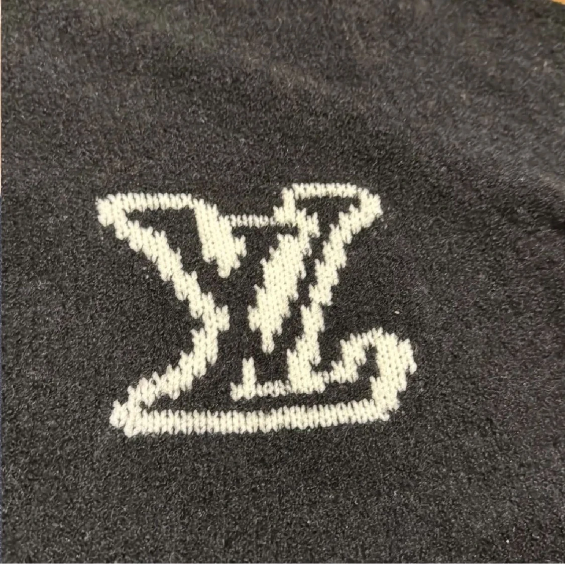 Svart stickad tröja Louis Vuitton - 3