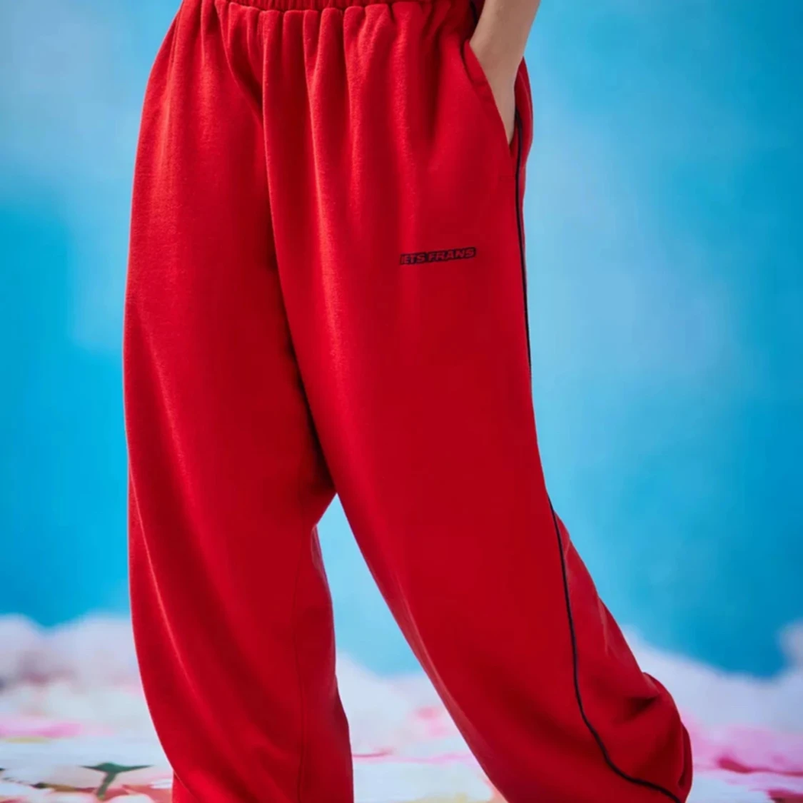 Röda mjukisbyxor Iets frans