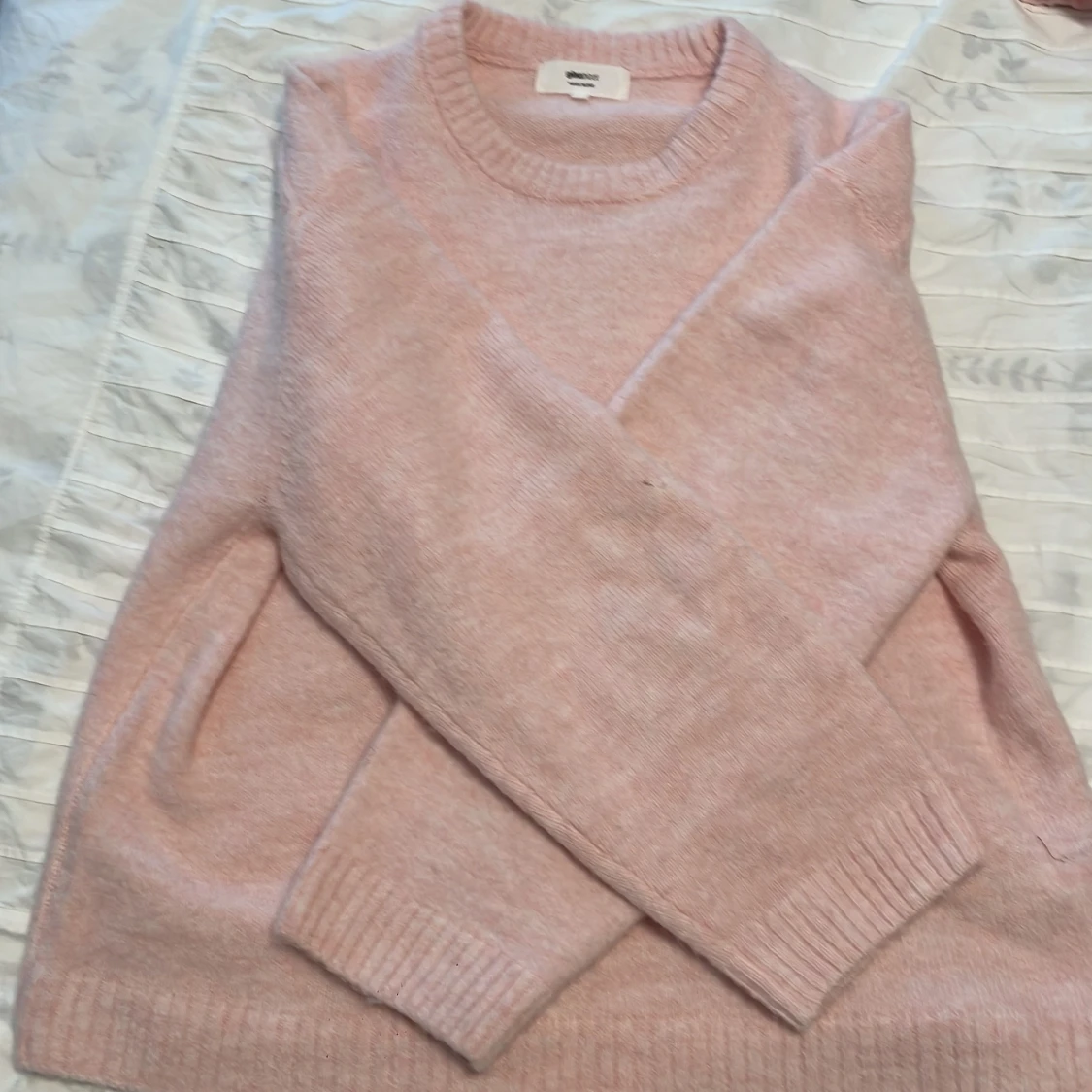 Ljusrosa stickad tröja Gina Tricot - 1