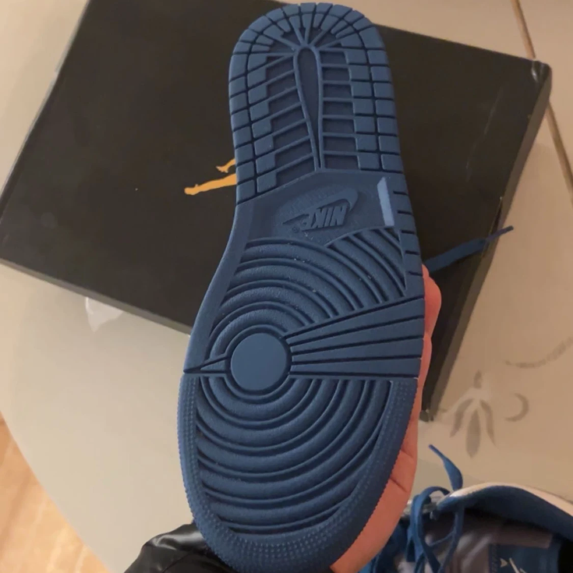 Nike Air Jordan 1 Mid blå/grå - 3