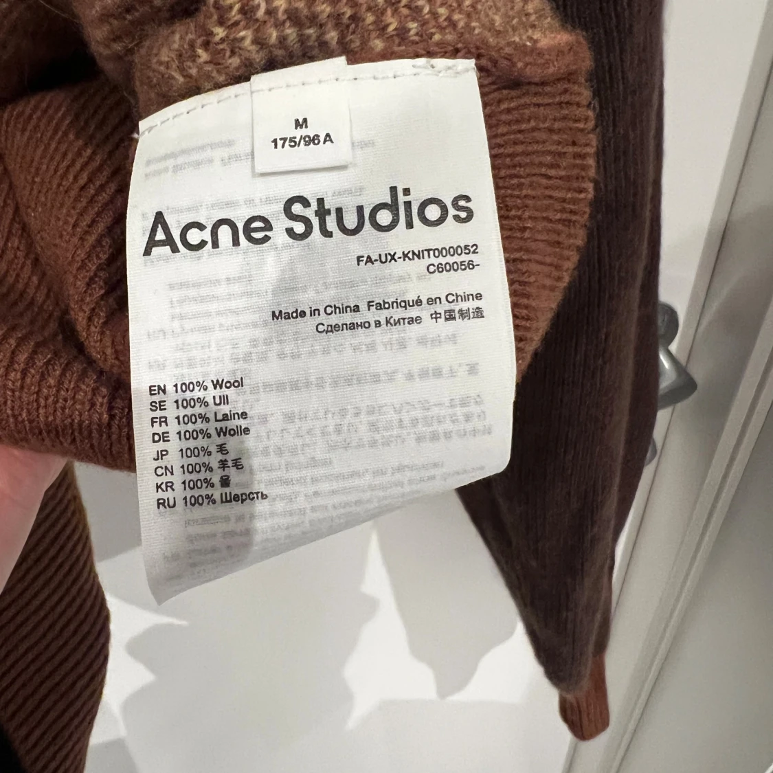 Brun leopardmönstrad kofta Acne Studios - 3