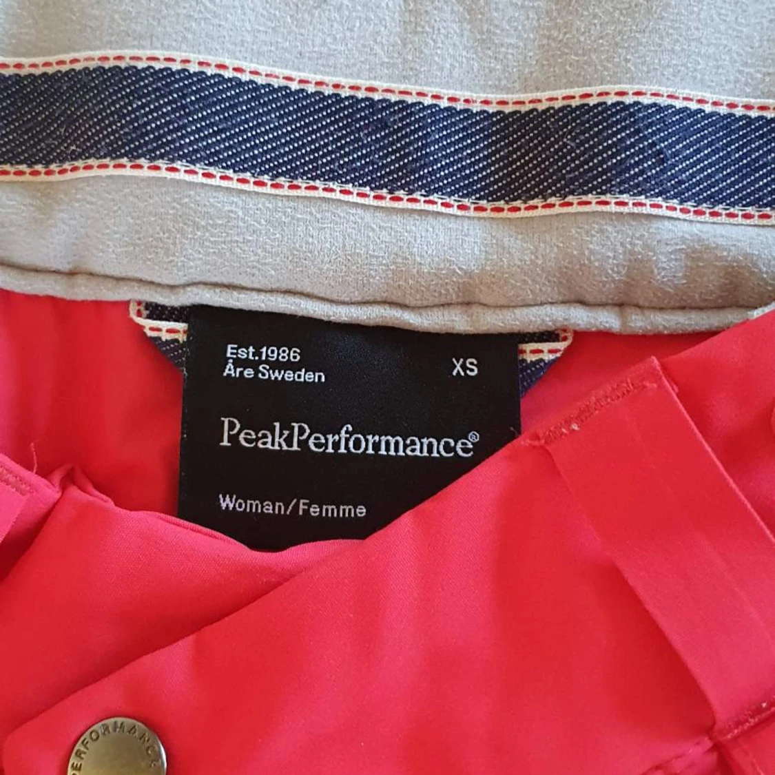 Rosa termobyxor Peak Performance XS - 3