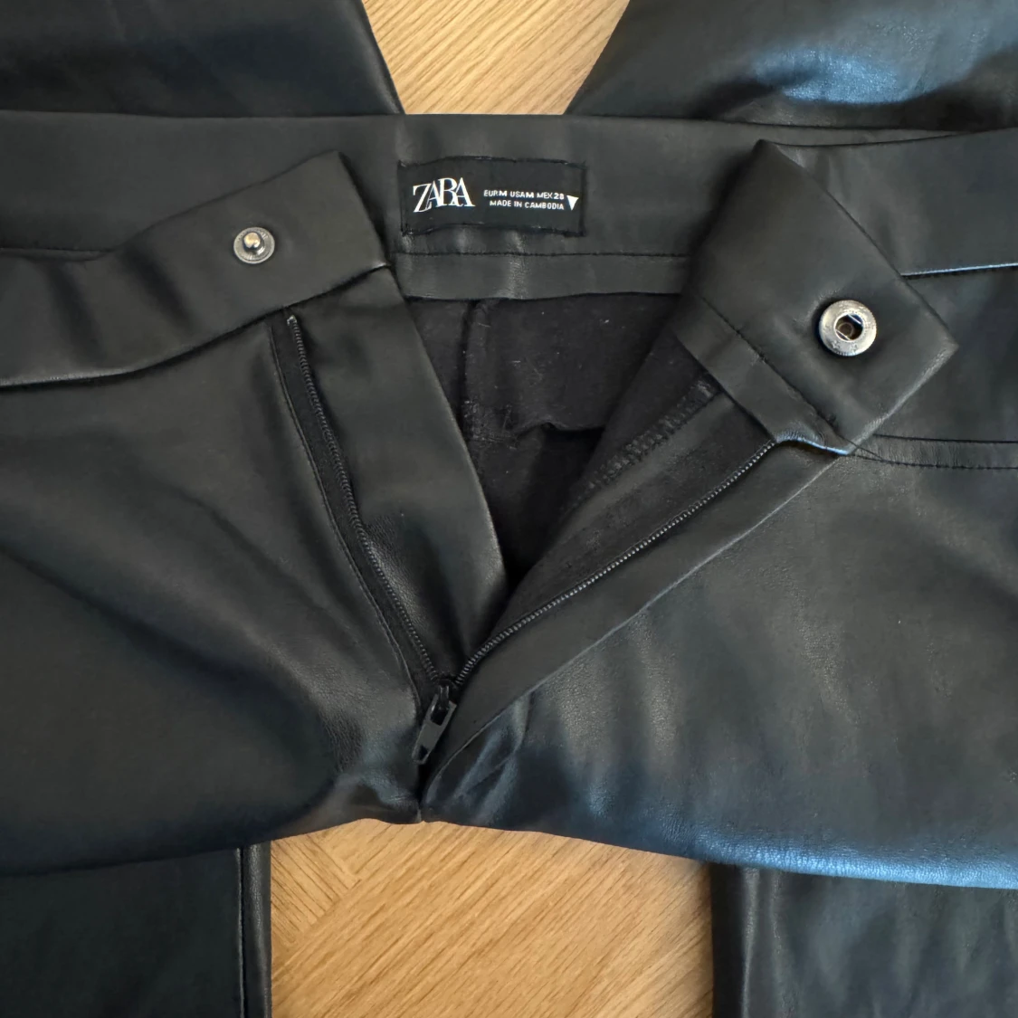 Zara faux leather pants  - 2