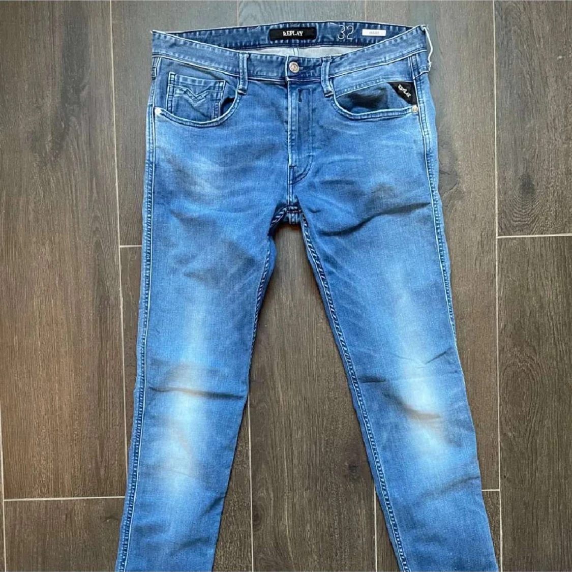 Replay Anbass blå jeans herr 32/34