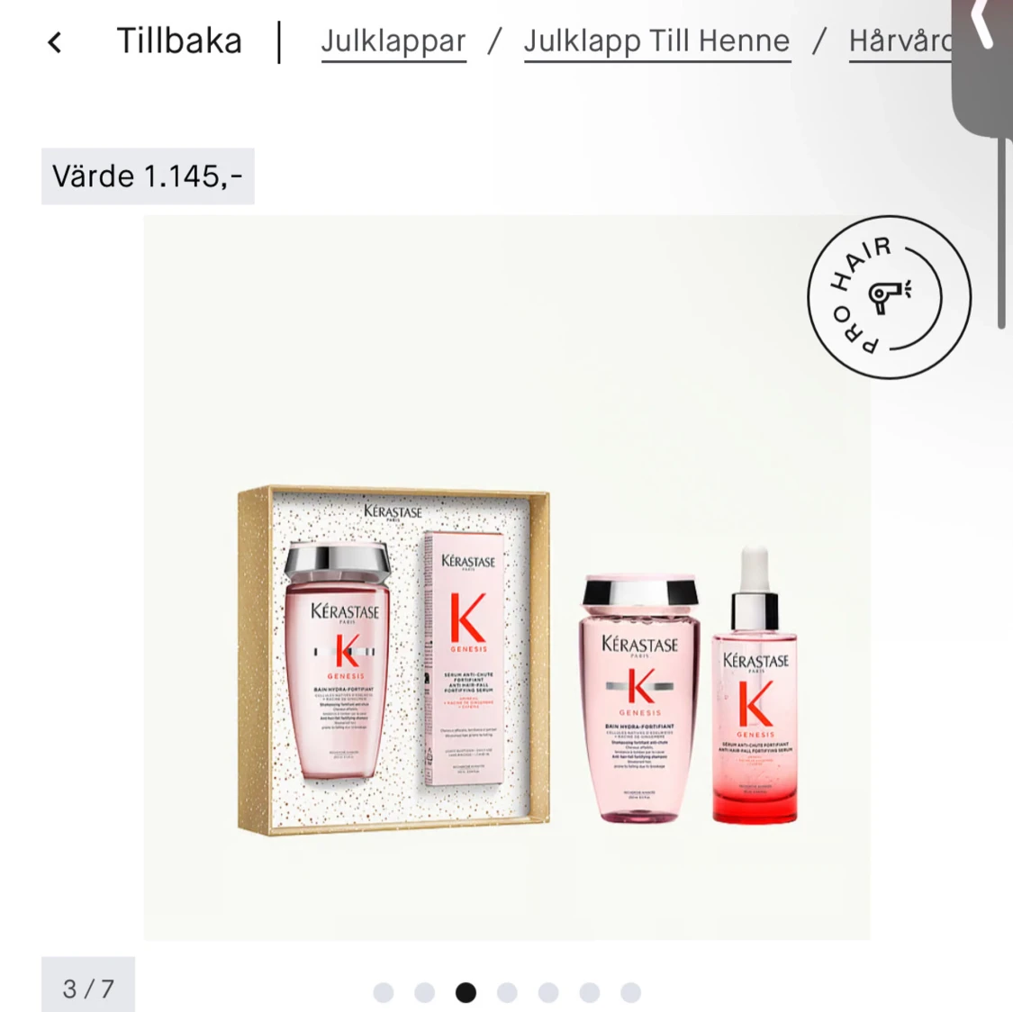 Kérastase Genesis hårvårdskit - oanvänd paket - 2