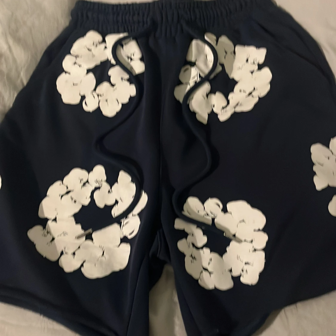 Blå blommiga shorts från Denim Tears - 3