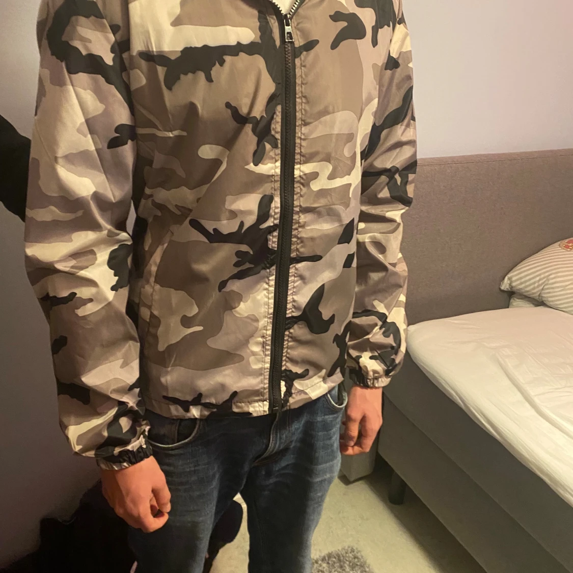 Camouflage vindjacka från Lindfors - 1