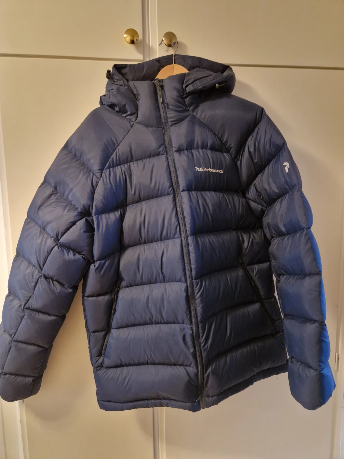 Mörkblå dunjacka Peak Performance Large - 3