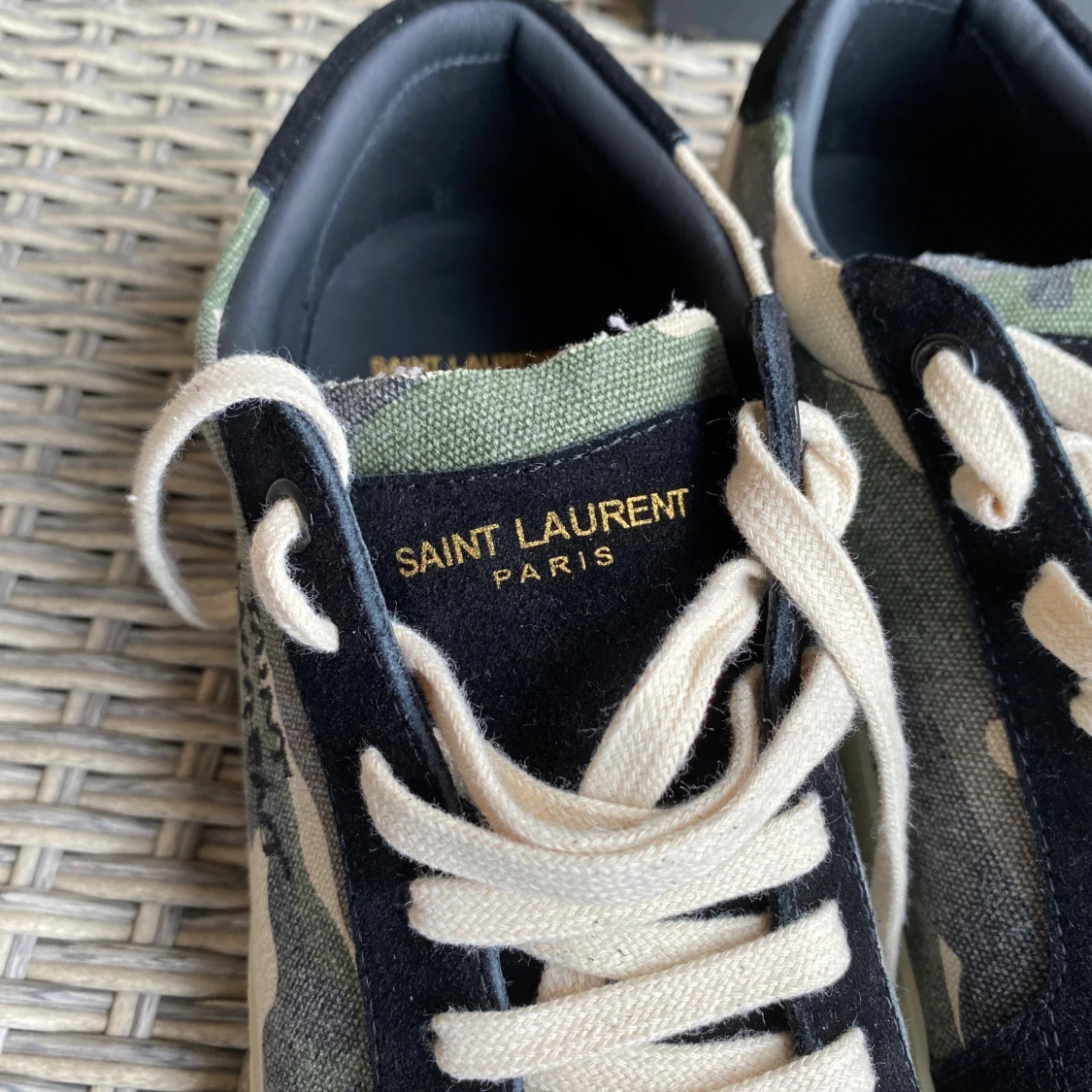Saint Laurent Court Classic camo sneakers - 3