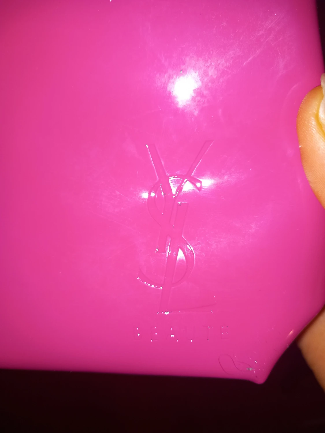 Rosa YSL kuvertväska i syntet - 2