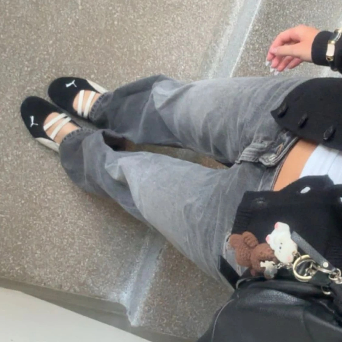 Jeans, mid waist - 1