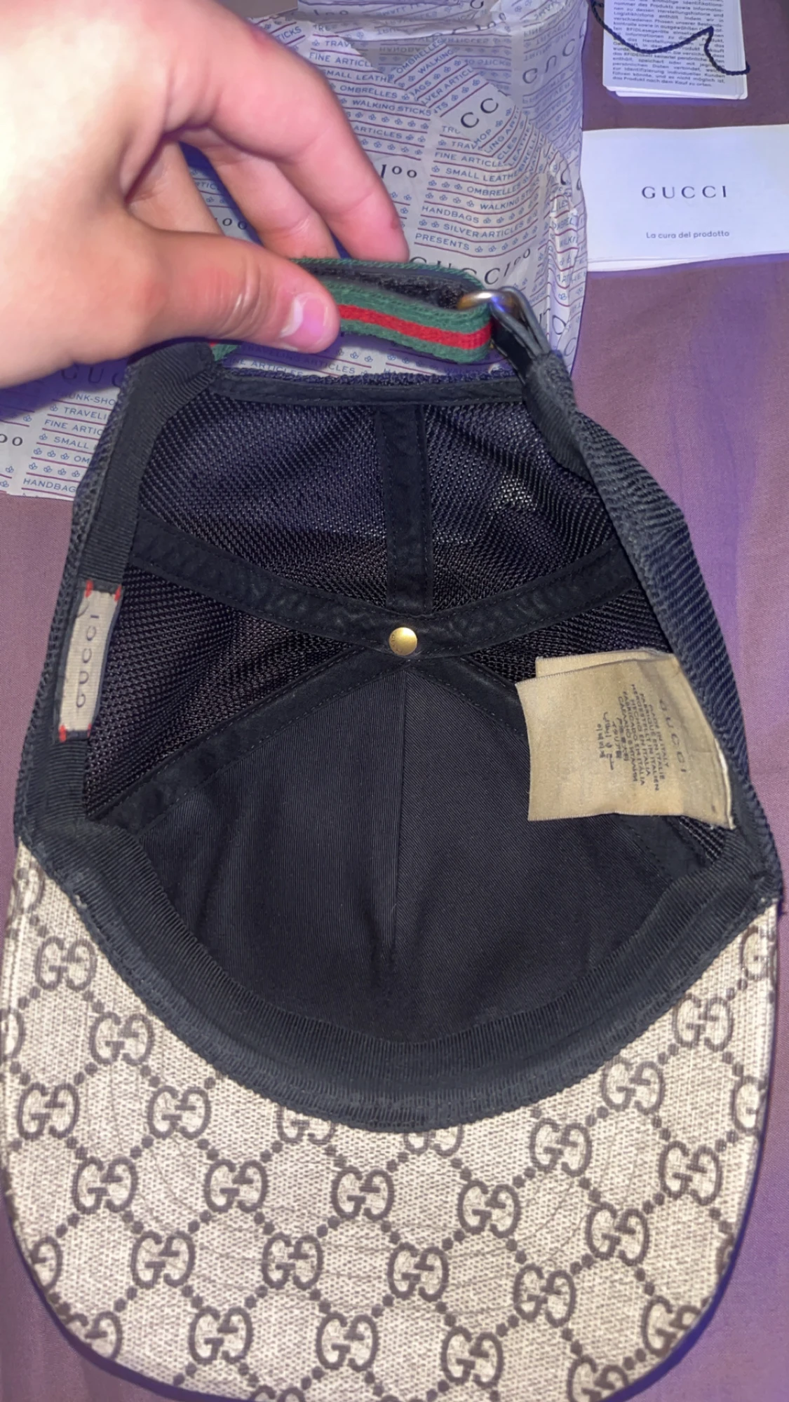 Äkta Gucci keps med tigertryck - 2