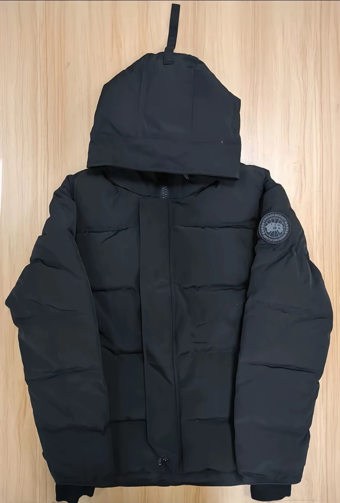 Svart Canada Goose dunjacka