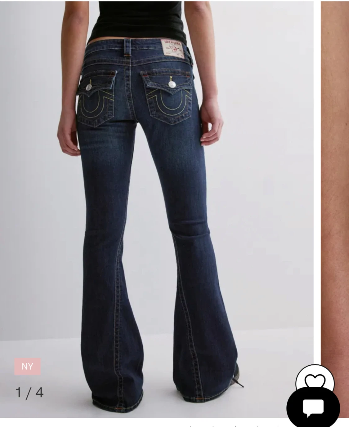 True Religion bootcut jeans mörkblå - 1