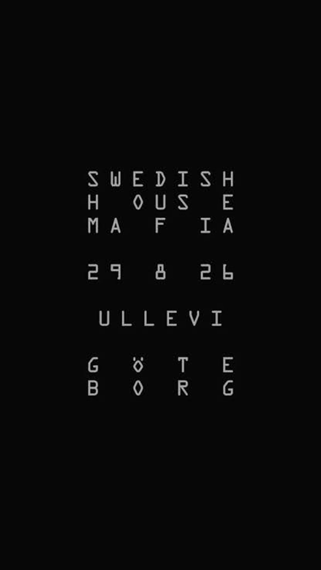 SHM ståplatser 2st Lördag 29 AUG 2026! 🔥
