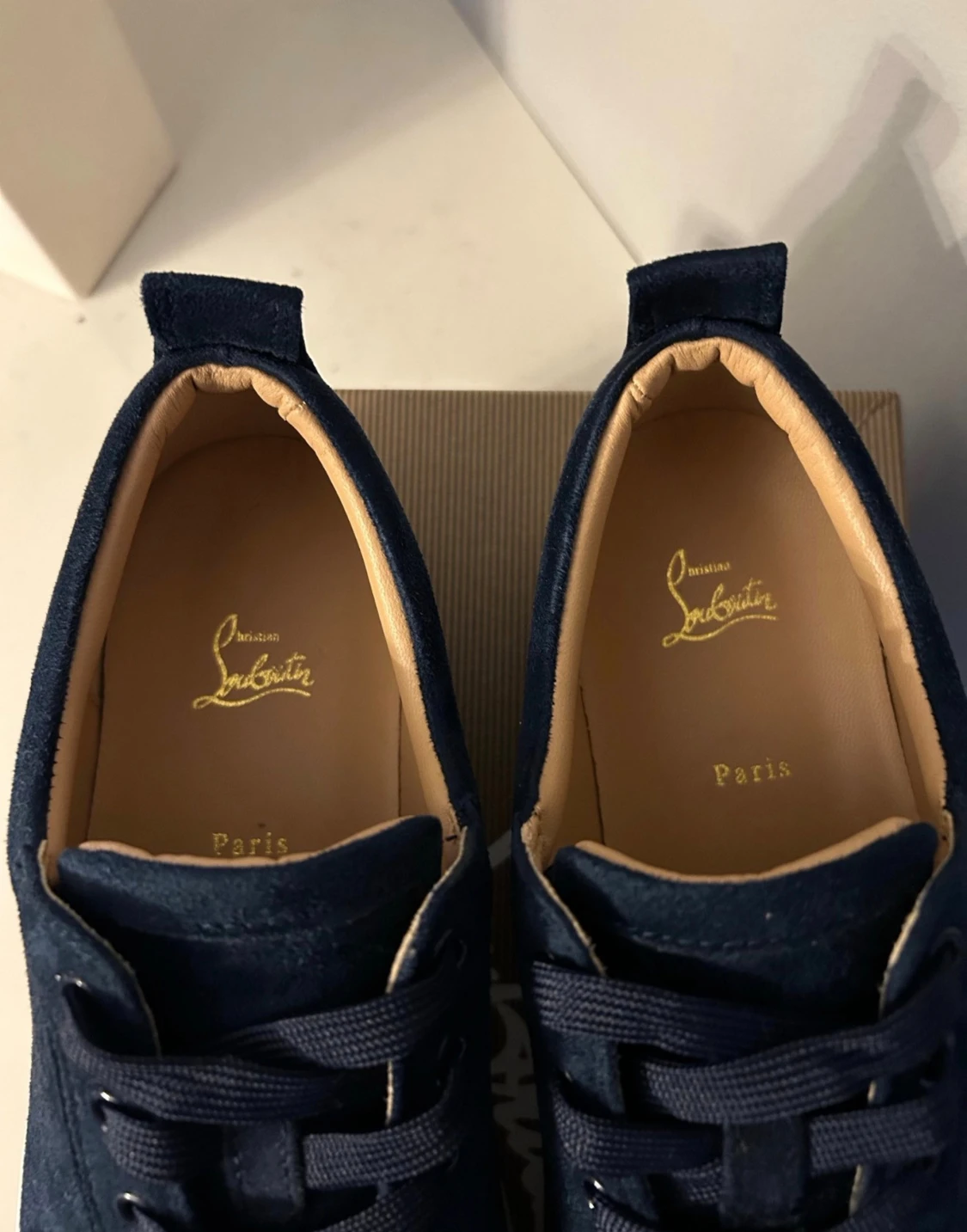 Christian Louboutin sneakers i mocka - 2