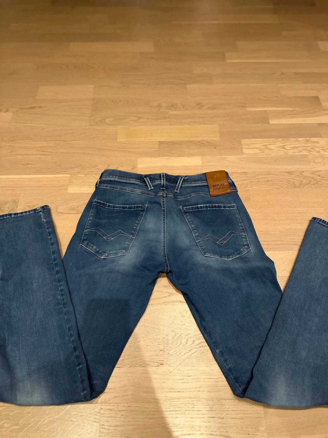 Replay Hyperflex blå jeans med slitningar - 2