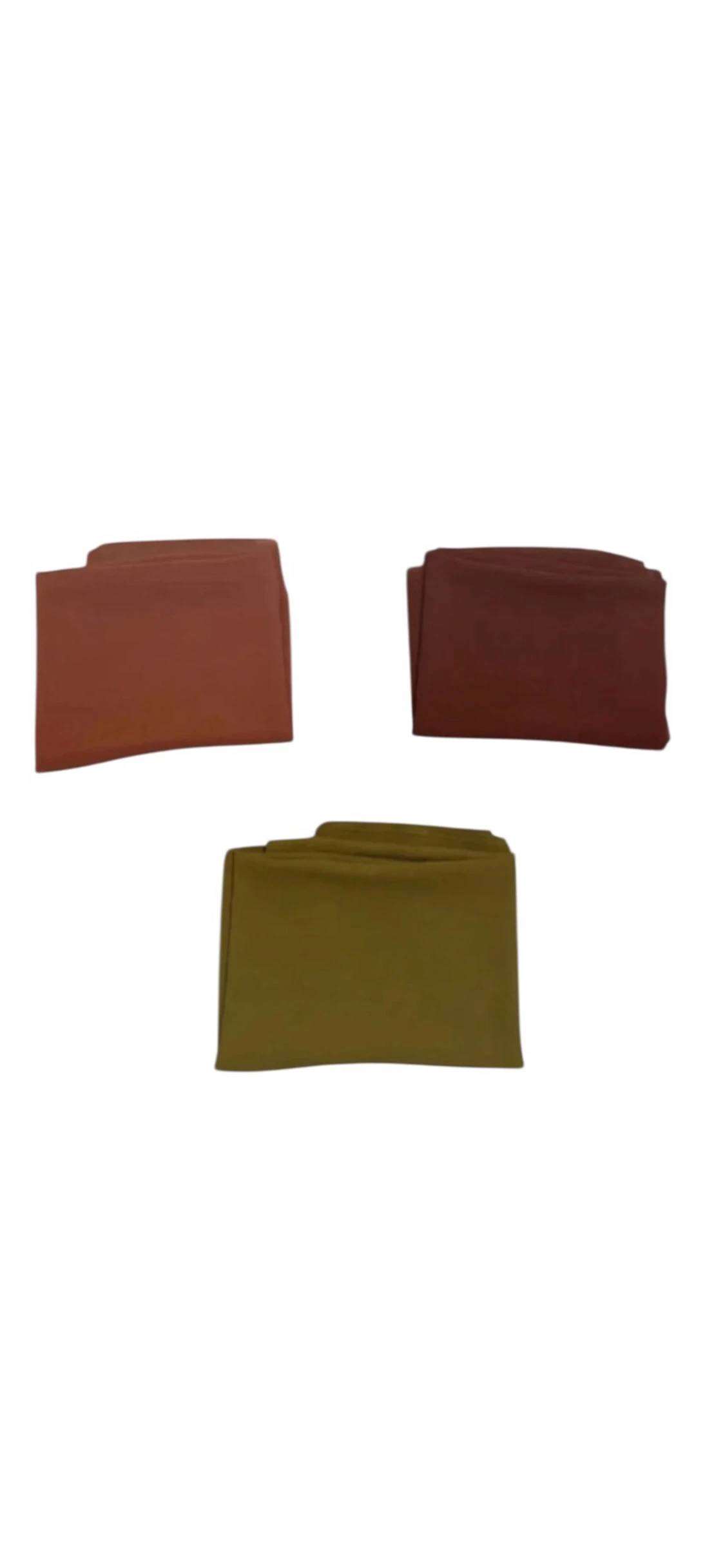 10 enfärgade halsdukar i olika färger - 2