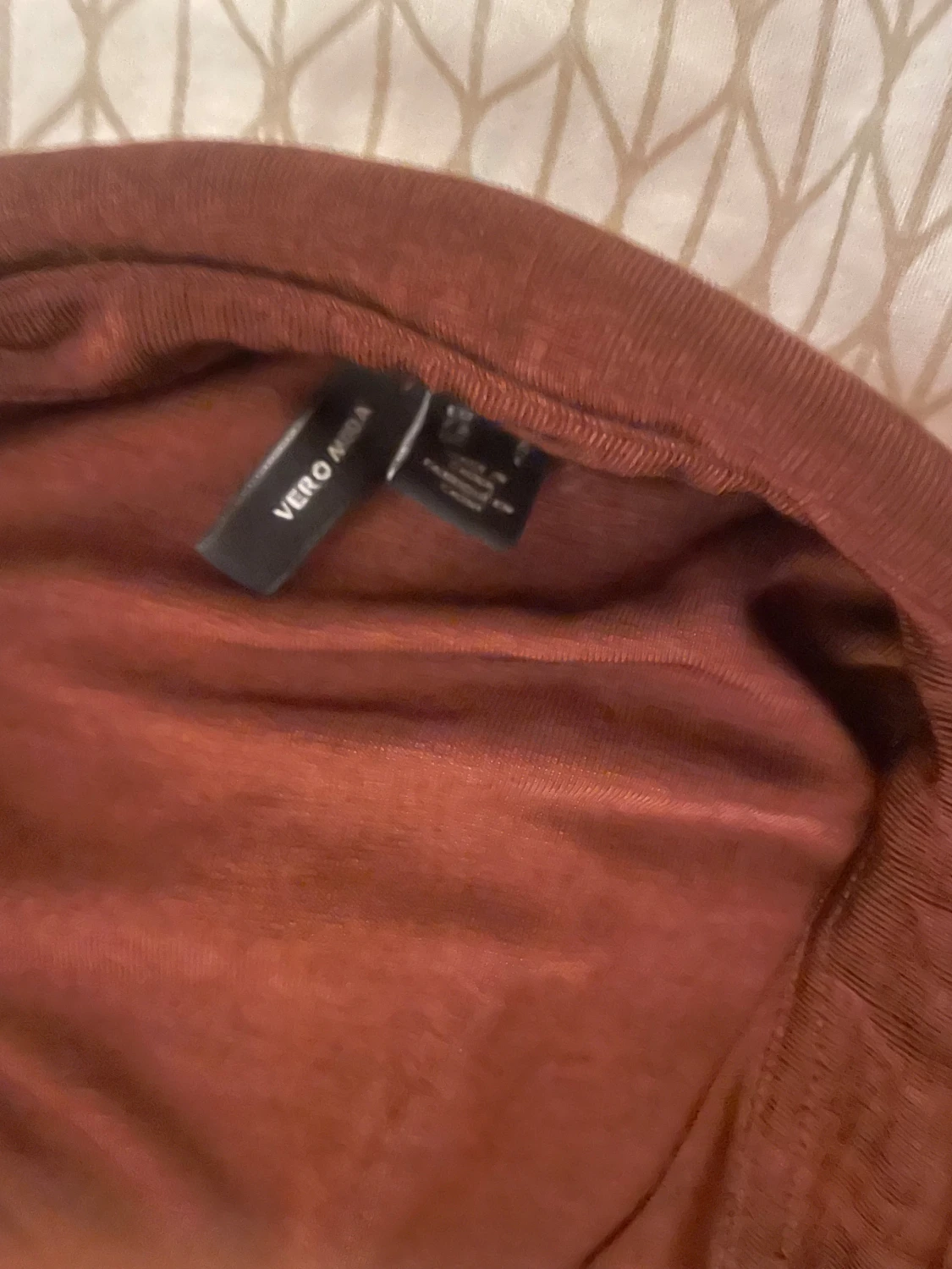 Brun långärmad klänning Vero Moda - 1