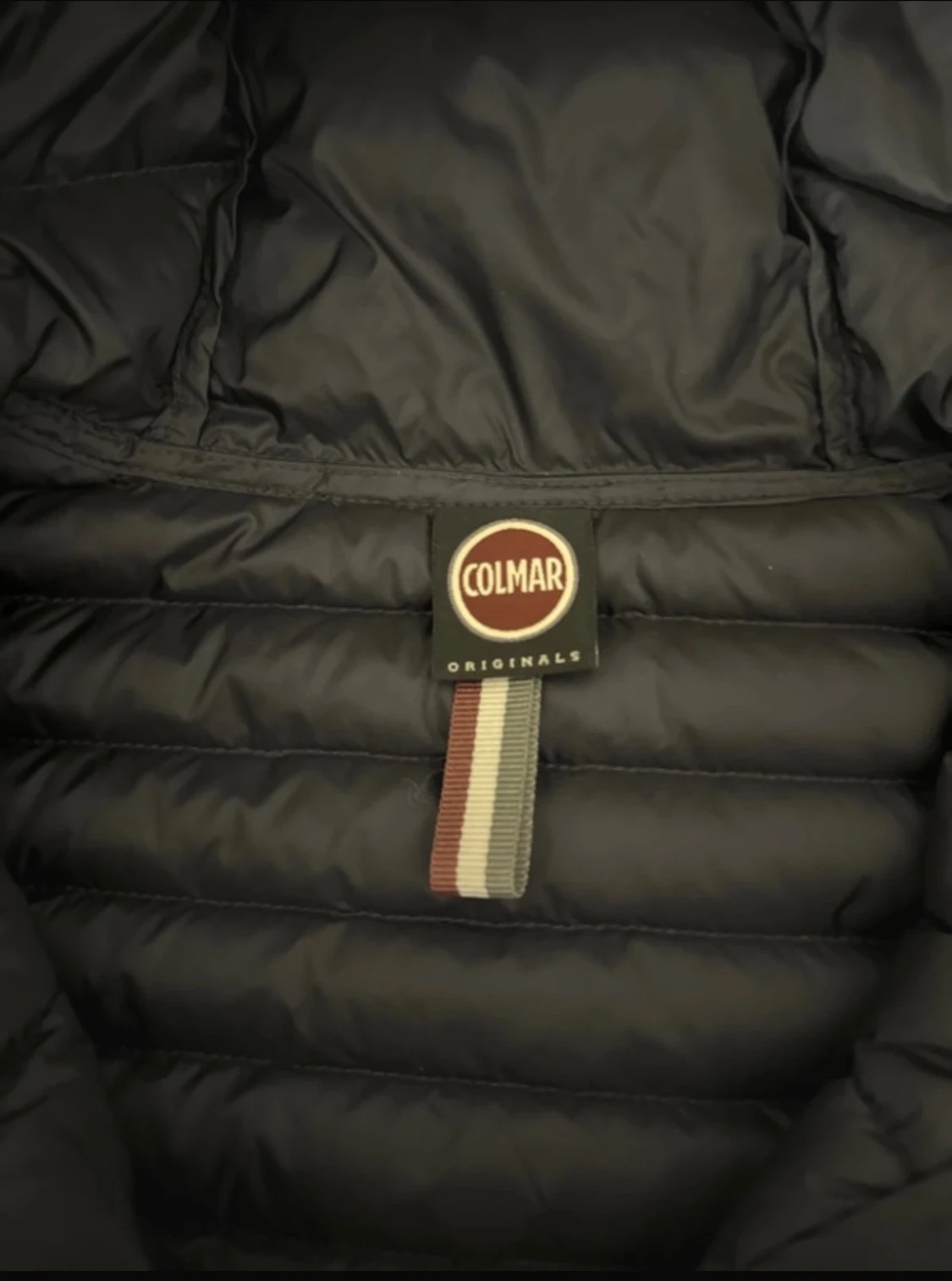 Mörkblå Colmar dunjacka med huva - 1