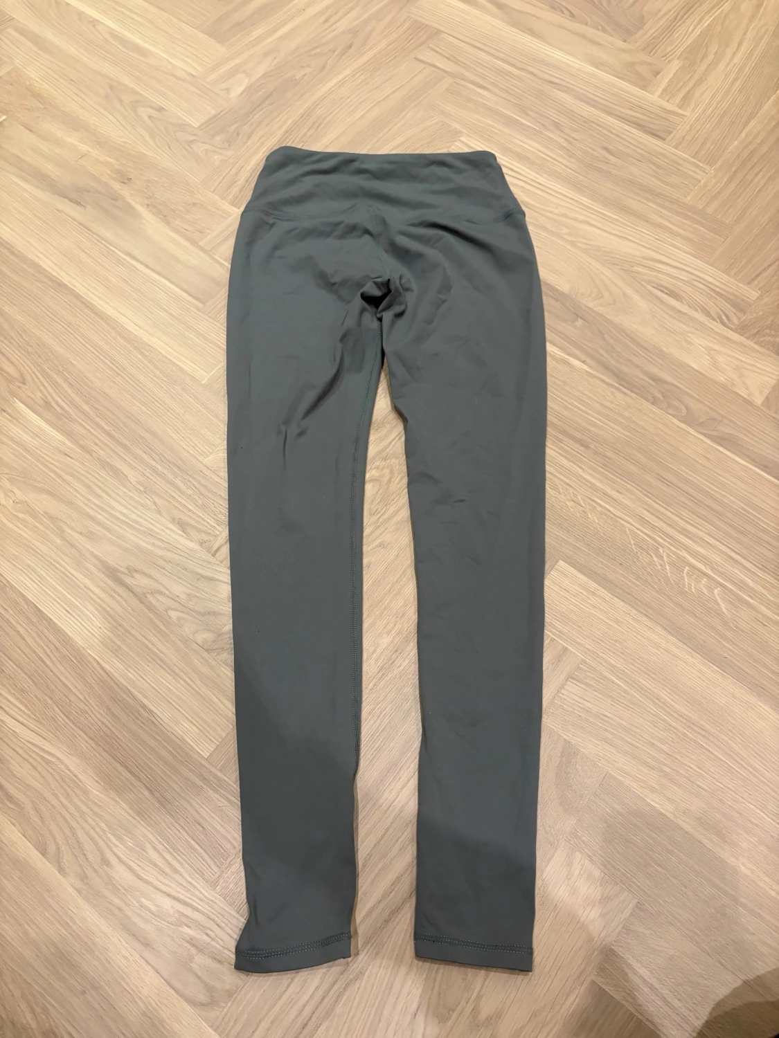 Mörkgrå leggings XS med hög midja - 3