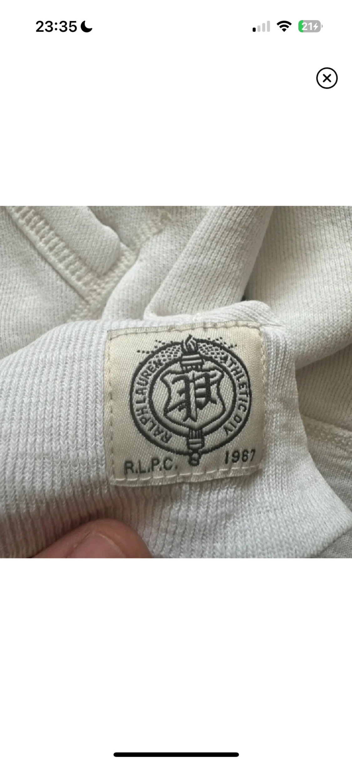 Polo Ralph Lauren vit hoodie - 2