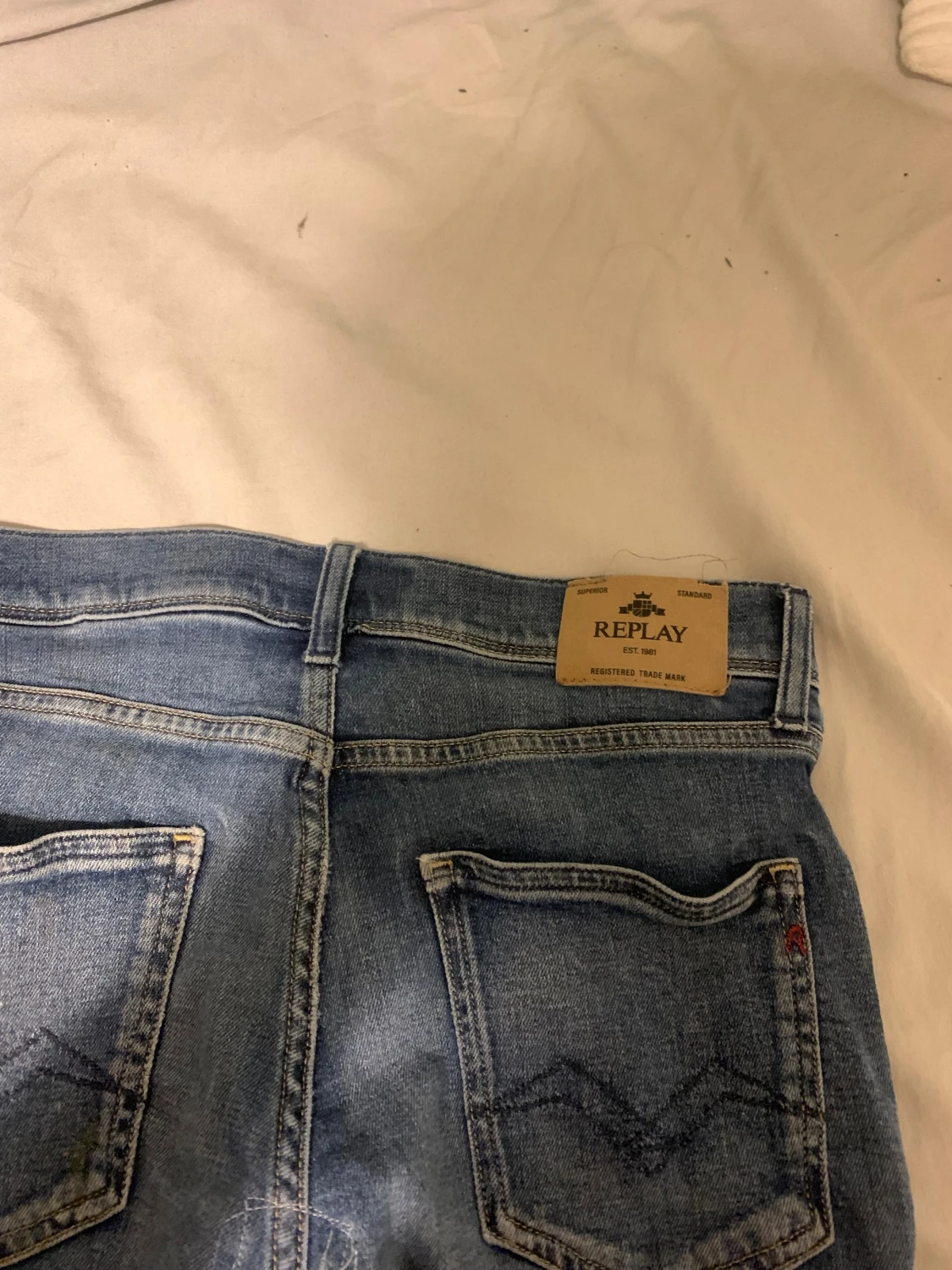 Blå Replay jeans, slim fit - 2