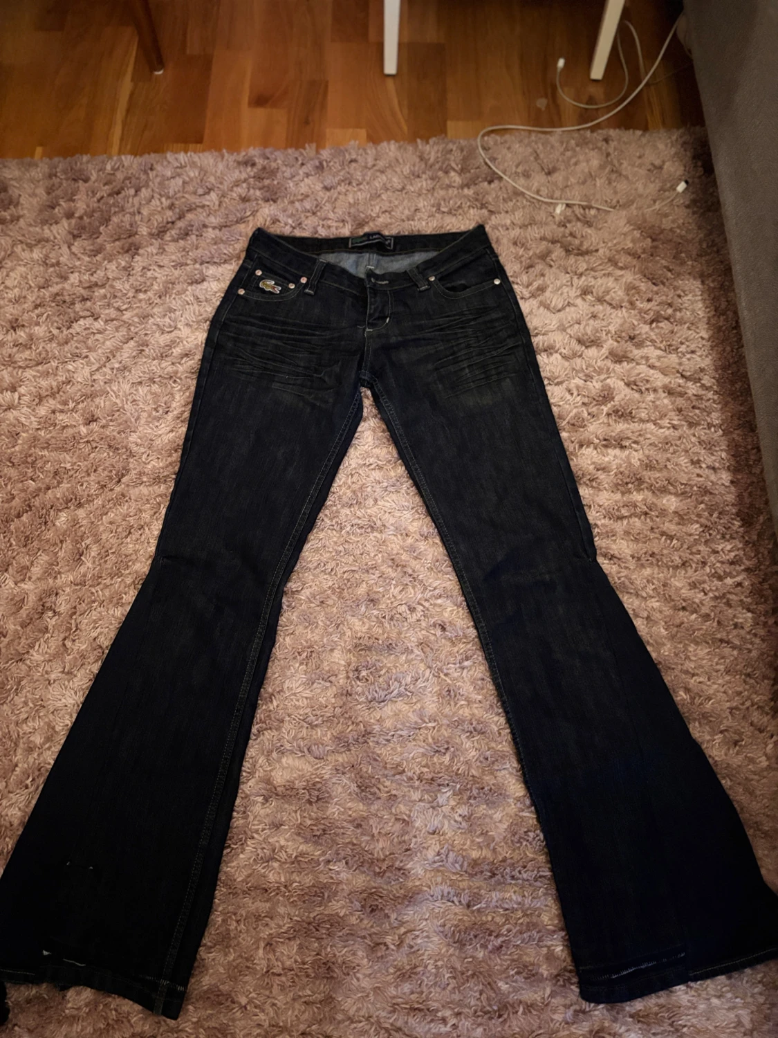 Bootcut jeans från Lacoste, mörkblå - 2