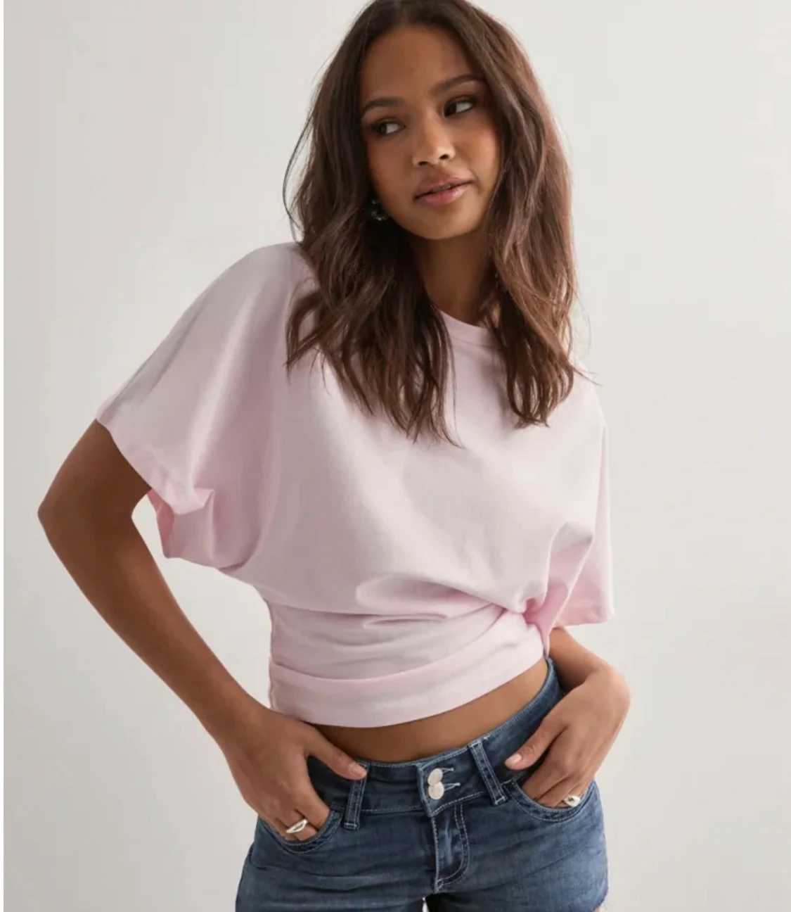Ljusrosa t-shirt