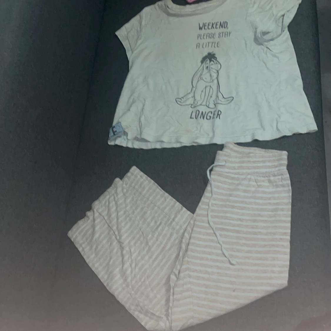 Pyjamas med Ior-tryck