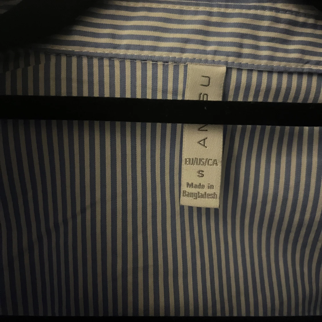 blå vitfigursydd skjorta - 2