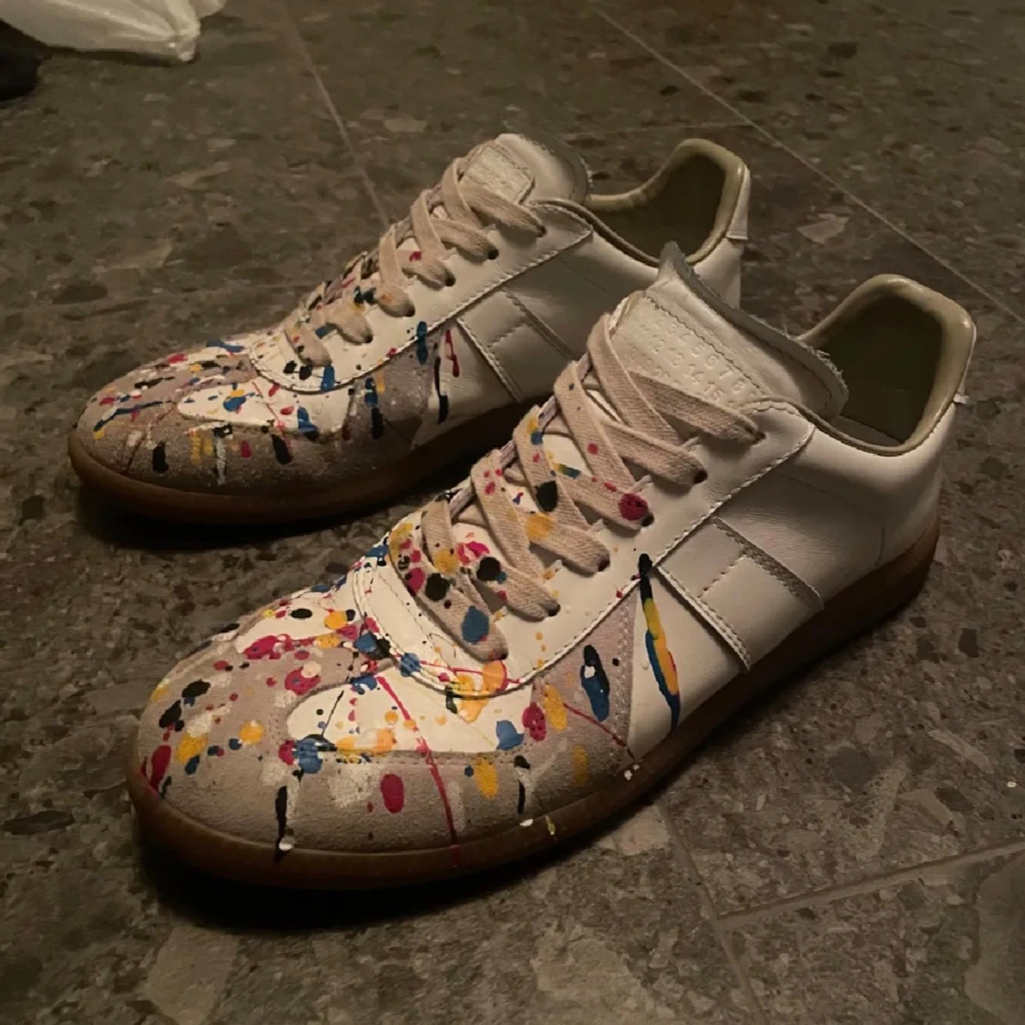 Maison Margiela Gats paint splatter