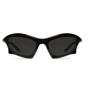 Balenciaga  - Balenciaga bat Rectangular sunglasses. Black. New with case