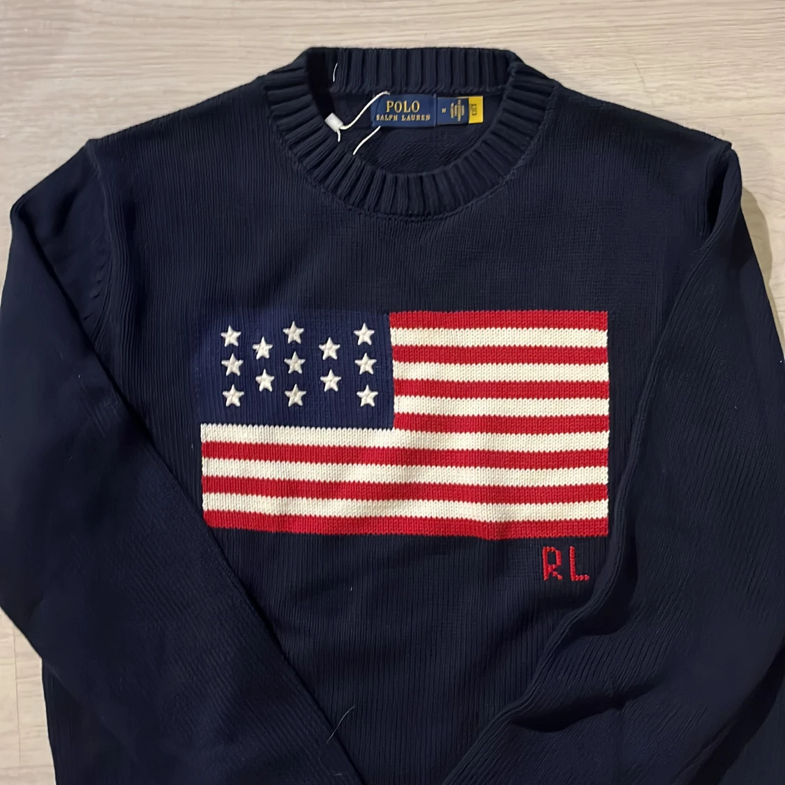 Mörkblå stickad tröja Polo Ralph Lauren - 2