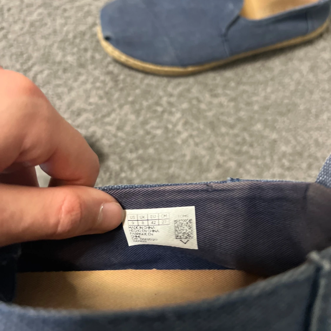 Blåa espadrilles  - 2